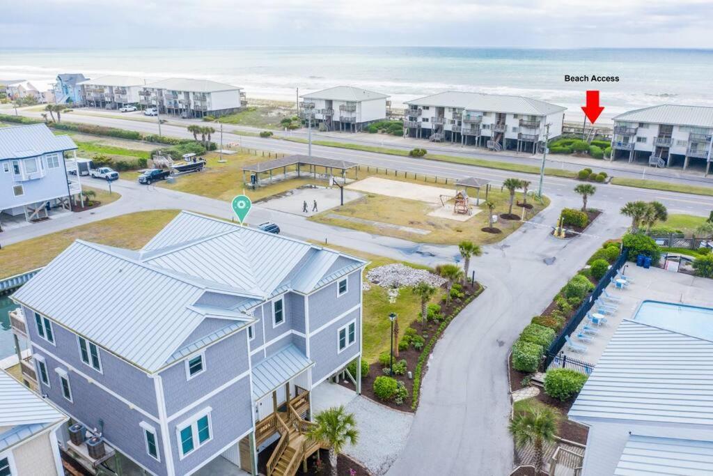 Waterfront*Steps To Beach*Boat Launch*Kayaks*Pools Villa Topsail Beach Buitenkant foto